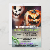 Invitation déplaisante Halloween Costume Party (Devant)
