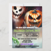 Invitation déplaisante Halloween Costume Party (Devant)