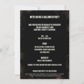 Invitation Déplaisante poupée vaudou fête d'Halloween adulte (Dos)