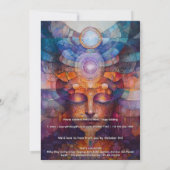 Invitation Déploiement Cosmique | Conception Visionnaire (Dos)