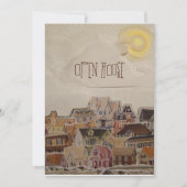 Invitation Déposez Dans Collage Ménage - (Devant)