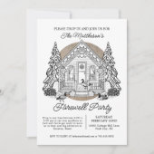 Invitation Déposez Dans La Fête D'Adieu Des Oies D'Hiver (Devant)