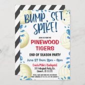 INVITATION D'ÉQUIPE DE VOLLEY-BALL (Devant / Derrière)