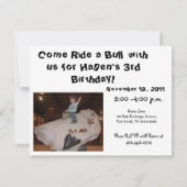 invitation d'équitation de taureau (Dos)