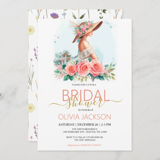 Invitation Derby Bridal Show (Devant / Derrière)