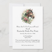 Invitation Derby Day Mint Green (Devant)