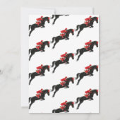 Invitation Derby & Drinks Party Course moderne Cheval équestr (Dos)