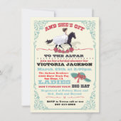 Invitation Derby Fête des mariées Et elle est partie ! (Devant)