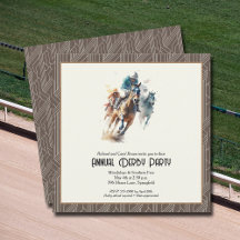 Derby Hors et Jockeys Parti Brown