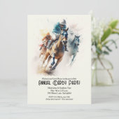 Invitation Derby Hors et Jockeys Party (Debout devant)