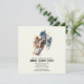 Invitation Derby Hors et Jockeys Party (Debout devant)