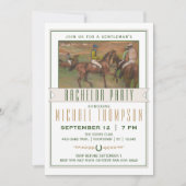 Invitation Derby Horse Race Bachelor Party | Edgar Degas (Devant)
