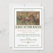 Invitation Derby Horse Racing | Edgar Degas (Devant)