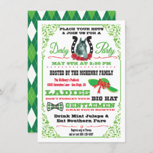 Invitation Derby Horse Racing Party