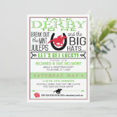 Invitation Derby Horse Racing Party Black/Red/Kelly (Debout devant)