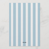 Invitation Derby horse racing party elegant stripes (Dos)