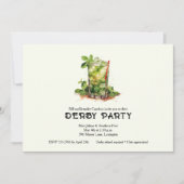 Invitation Derby Julep à la menthe aquarelle (Devant)