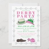 Invitation Derby Parti Casquette Chaussures Mode Preppy (Devant)