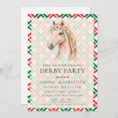 Invitation Derby Party Equestrian (Devant / Derrière)