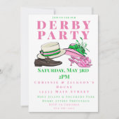Invitation Derby Party Fancy Casquette Chaussures Fashion Pre (Devant)