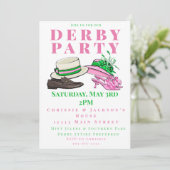 Invitation Derby Party Fancy Casquette Chaussures Fashion Pre (Debout devant)