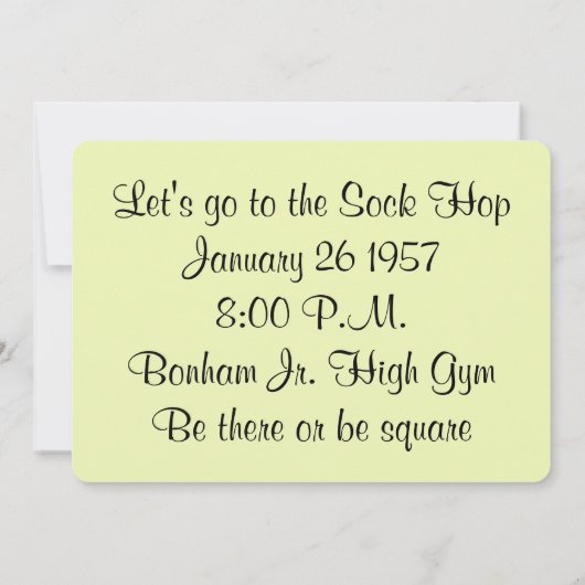 Invitation d'ère atomique rétro (Dos)