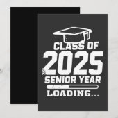 Invitation Dernier année 2025 Chargement (Devant / Derrière)