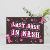 Invitation Dernier Bassin À Nash Bachelorette Party (Debout devant)