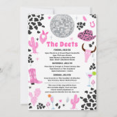 Invitation Dernier Bassin À Nash Bachelorette Week-End Itinér (Dos)