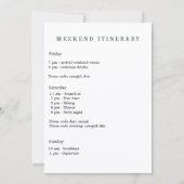 Invitation Dernier camp avant le week-end de la bachelorette  (Dos)