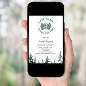 Invitation Dernier camp avant le week-end de la bachelorette 