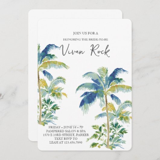 Invitation Dernier Fling avant la ceinture Bachelorette Bash (Devant / Derrière)