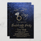 Invitation Dernier Fling avant la ceinture Bachelorette - Ble (Devant / Derrière)