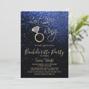 Invitation Dernier Fling avant la ceinture Bachelorette - Ble