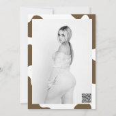 Invitation Dernier Ride Denim Cowgirl Western Anniversaire (Dos)