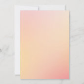 Invitation Dernier Rodeo Boots Cowboy Cute Peach Fête des mar (Dos)