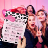 Invitation Dernier Rodeo Cowgirl Fête des mariées Bachelorett