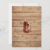 Invitation Dernier Rodéo de Groom Saddup Boys Bachelor Party (Dos)