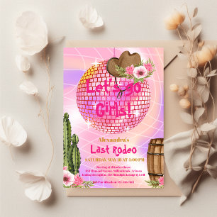 Invitation Dernier Rodéo de la Cowgirl Shower de Mariage