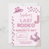 Invitation Dernier Rodeo Nash Bash Nashville Bachelorette Par (Devant)