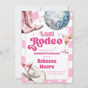 Invitation Dernier Rodeo Nashville Bachelorette Party Itinéra