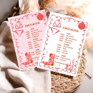 Invitation Dernier rodéo Nashville Bachelorette Weekend Party