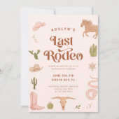 Invitation Dernier Rodeo Western Bachelorette Party (Devant)