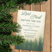 Invitation Dernier Sentier Avant La Bachelorette Du Voile