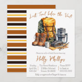 Invitation Dernier sentier avant le voile ! Fête des mariées  (Devant / Derrière)