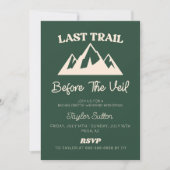 Invitation Dernier Sentier Avant Le Week-End De Bachelorette  (Devant)