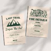 Invitation Dernier Sentier Avant Le Week-End De Bachelorette 