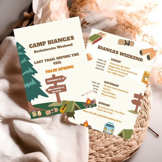 Invitation Dernier Sentier Avant Le Week-End De Bachelorette