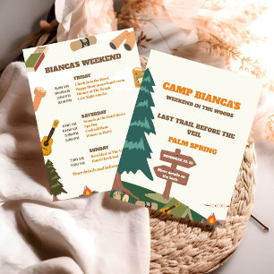 Invitation Dernier Sentier Avant Le Week-End De Bachelorette