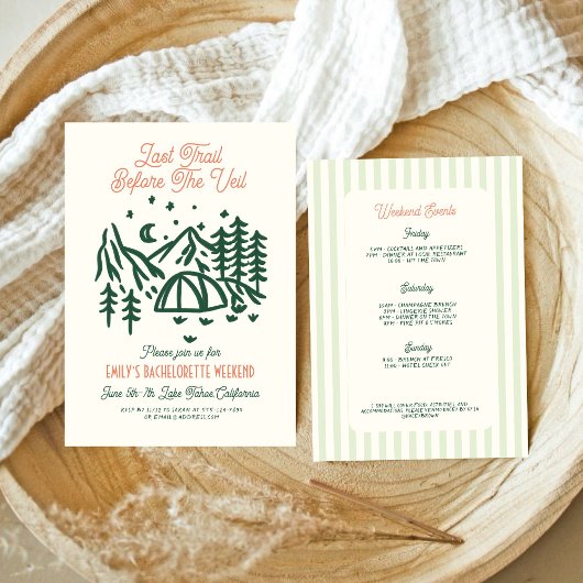 Invitation Dernier sentier avant le week-end de la Bacheloret